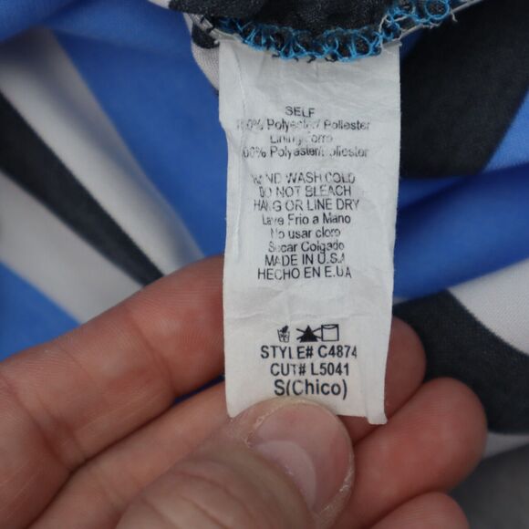 Chocolate Shirt Womens S Multicolor Striped Pullover Built In Bra Tube Top - Picture 7 of 16